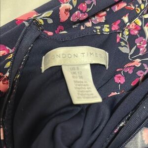 Bundle - brown dress and floral capri jumper